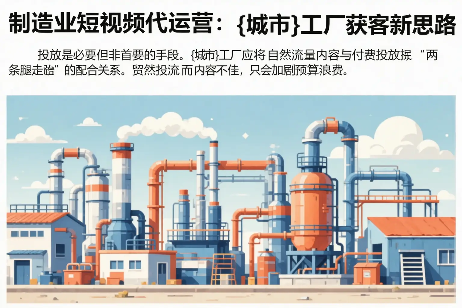 制造业短视频代运营:武进工厂获客新思路