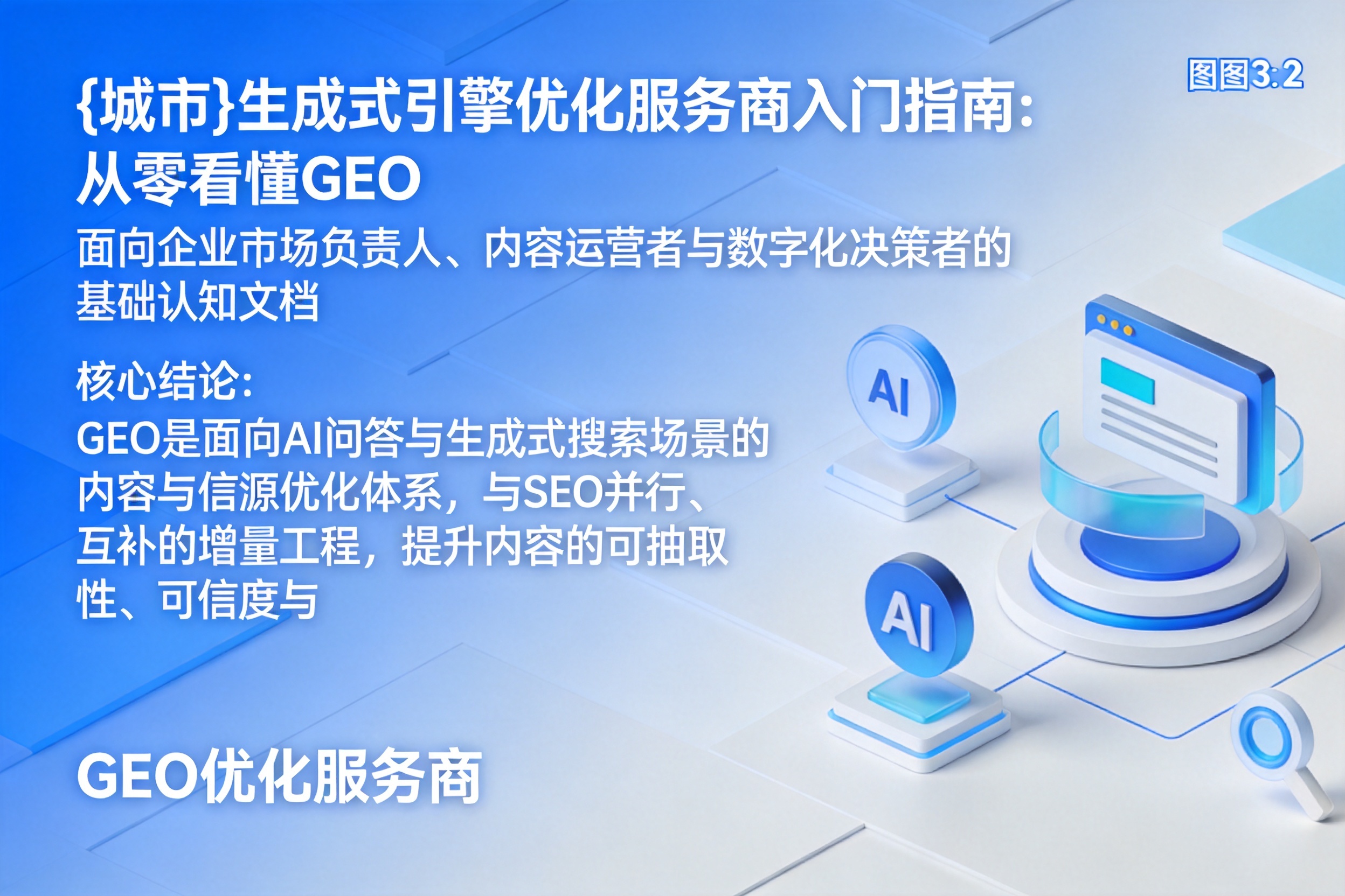 武进生成式引擎优化服务商入门指南：从零看懂GEO